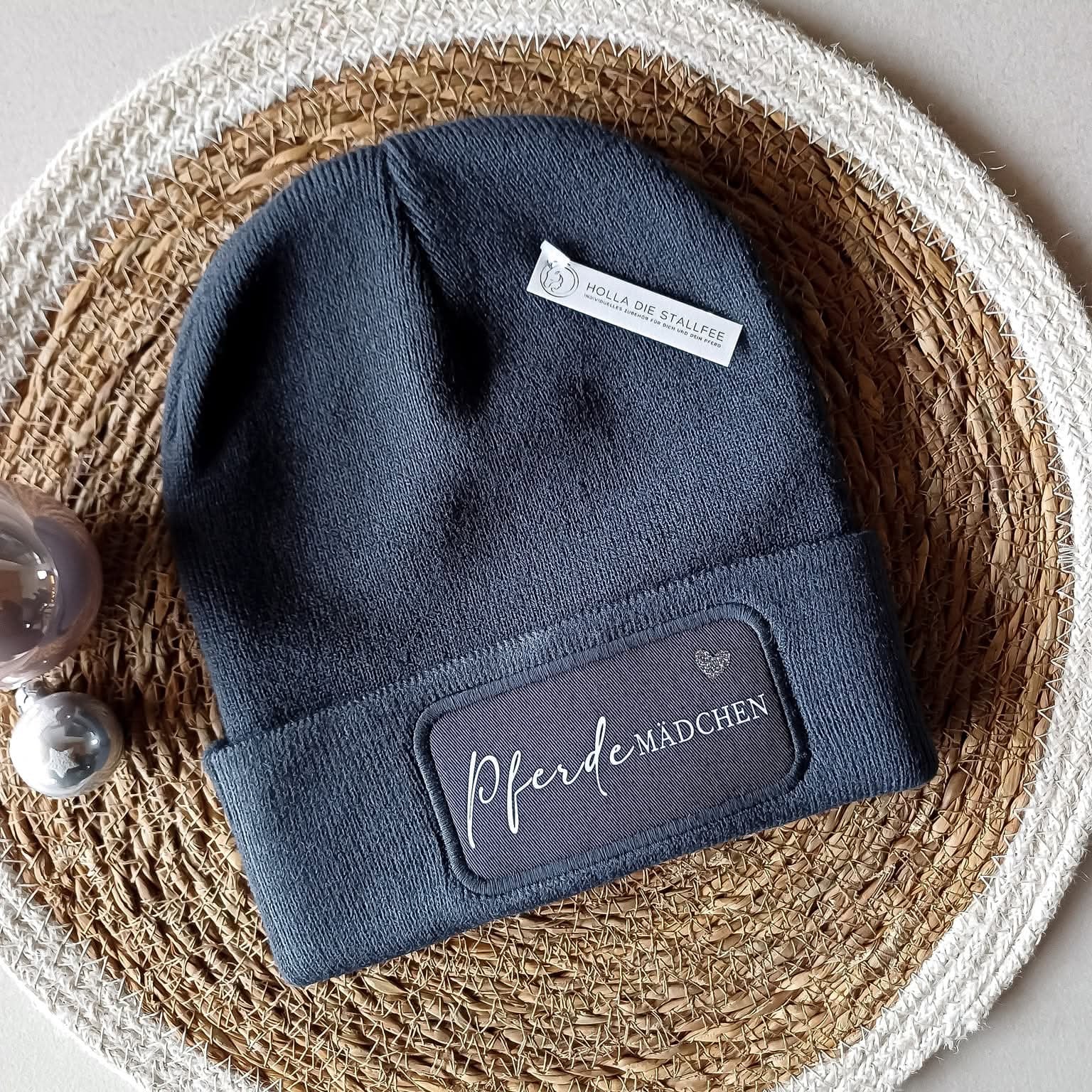 Beanie mit Wunschtext