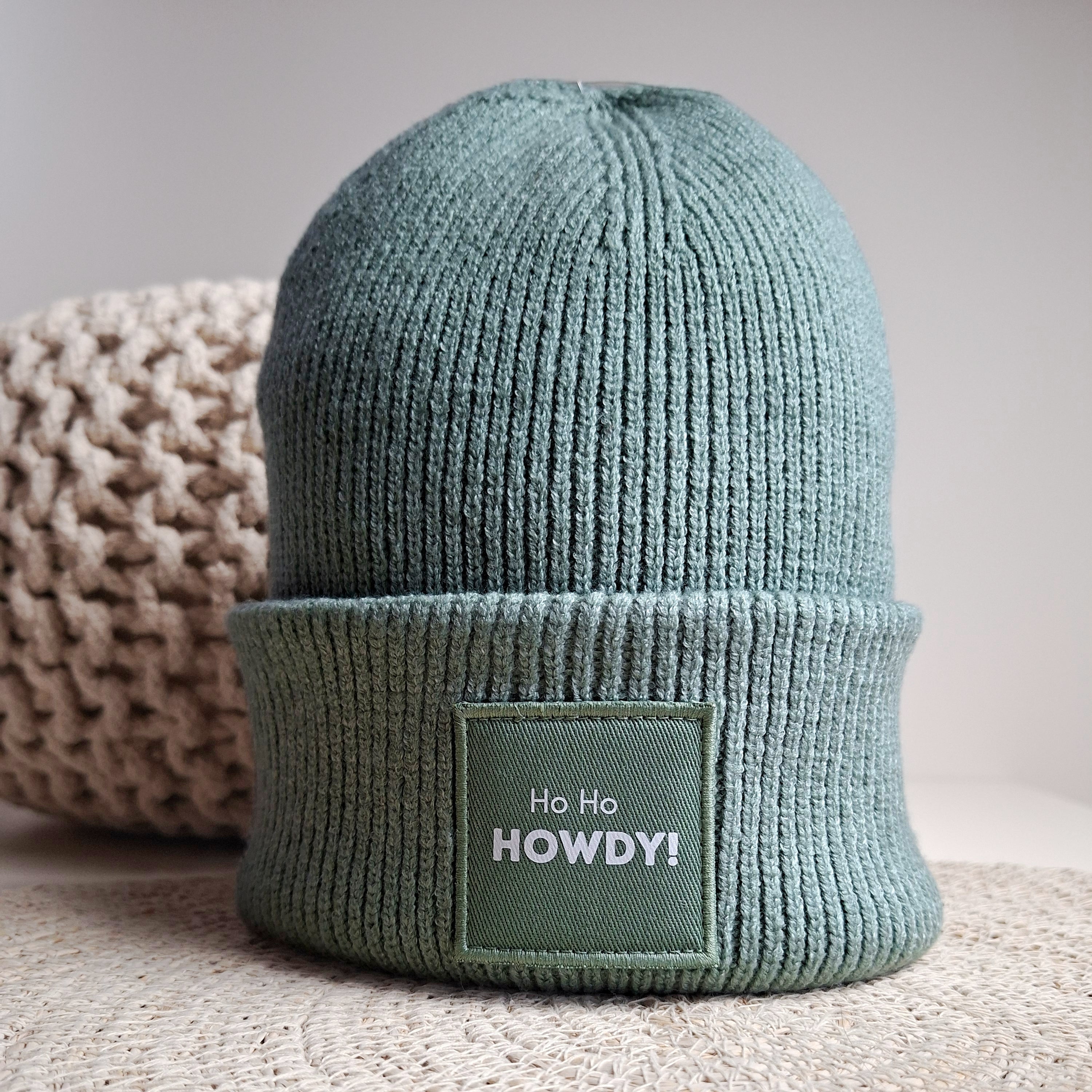 Gerippte Mütze mit Wunschtext