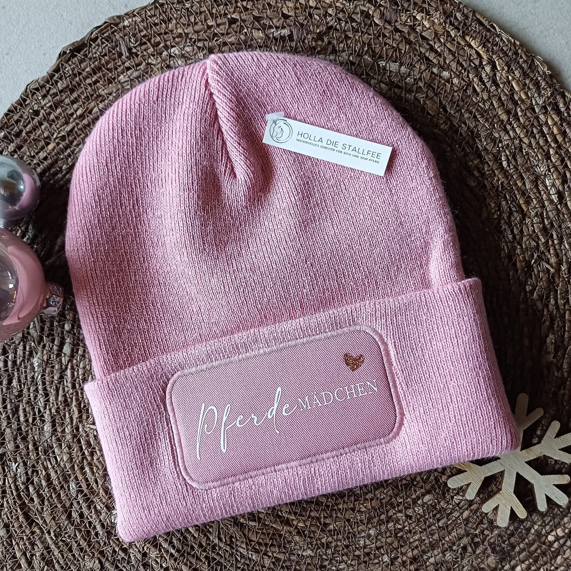 Beanie mit Wunschtext