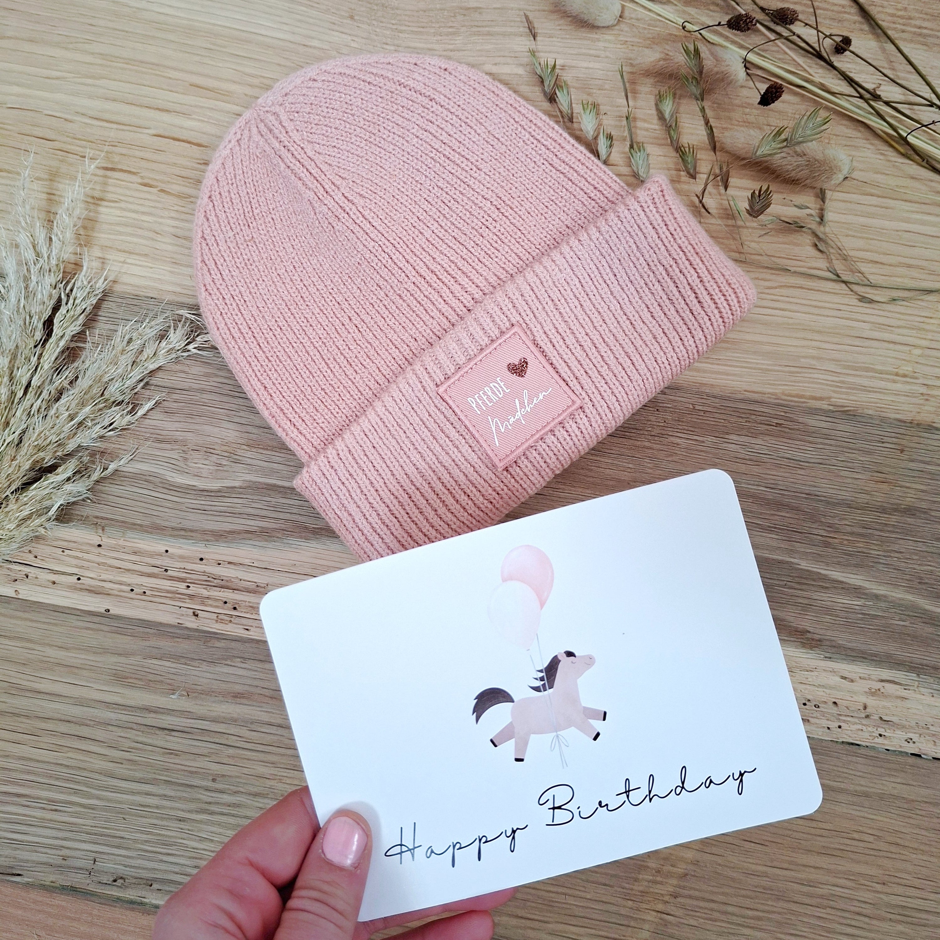 Kinder Mütze mit Wunschtext